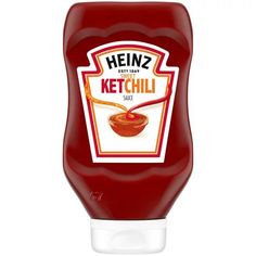 heinz's ketchup sauce is shown on a white background