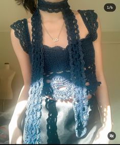 Grunge Crochet, Crochet Business, Scarf Crochet, Light Knit, Grunge Goth, Diy Crochet Projects, Crochet Scarves, Y2k Grunge, Crochet Fashion