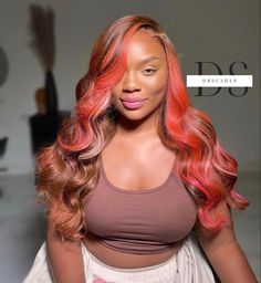 Colored Hairstyles, Lace Fronts, Vibrant Hair, Pink Minnie, Colored Wigs, Short Hair Color