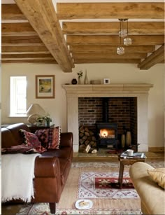 the living room is clean and ready to be used as a den or family room