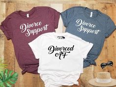 three t - shirts with the words dance support, prince and princess off on them