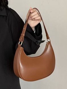 Shoulder Bags For Women Handbags, Small Shoulder Bags For Women, Elegant Shoulder Bag, Small Brown Bag, Brown Hobo Shoulder Bag, Elegant Bags For Women, Brown Hobo Bag, Brown Shoulder Bag Outfit, Classy Bags For Women