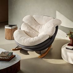 With a comfortable seat cushion and elegant rocking, the upholstered rocking chair creates the ultimate relaxation experience for you! Soft material, fit your body curve, make every moment full of comfort. Unique design, into the modern home aesthetics, for your space to add a warm atmosphere. Whether you are reading, chatting or taking a nap, the upholstered rocking chair is your best choice. Relax and unwind in the warm embrace of the upholstered rocking chair! VIBORZ Frame Color: Dark Gray | Simple Rocking Chair, Butterfly Simple, Upholstered Rocking Chair, Upholstered Rocking Chairs, Home Aesthetics, Wood Rocking Chair, Ball Chair, Taking A Nap, Take A Nap