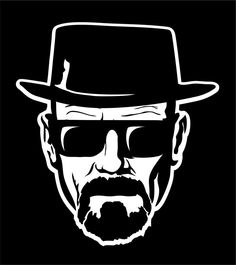 a black and white drawing of a man with glasses and a beard wearing a hat