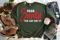 Custom Dear Santa Sweatshirt, Family Christmas Sweatshirt, Christmas Party Sweatshirt, Dear Santa Quotes Sweatshirt, Christmas Gift Sweatshirt,Dear Santa Group Sweatshirt Funny Xmas Santa Long Sleeve Shirt, Unisex Christmas Crewneck Outfit Sweatshirt, Dear Santa Before I Explain How Much Do You Know Hoodie Dear Santa Christmas Sweatshirt, Dear Santa Family Christmas Matching Shirt, Family Christmas Pajama Matching Top,Dear Santa Your Custom tee * High quality and super soft, comfortable shirt. M Dear Santa Quotes, Family Christmas Sweatshirts, Quotes Sweatshirt, Santa Quotes, Crewneck Outfit, Santa I Know Him, Santa Sweatshirt, Christmas Matching, Santa Shirt