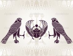 two birds sitting on top of each other in the middle of a wallpaper pattern