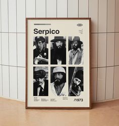 Serpico Vintage Movie Poster - Al Pacino - Minimalist Midcentury Wall Art Print 1580211695 Midcentury Wall Art, Midcentury Wall, Al Pacino, Film Prints, Vintage Movie, Movie Posters Vintage, Vintage Movies, Dark Wood, Movie Poster