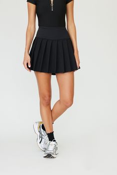 A chic update to the classic golf skirt. We’ve added a nostalgic flair to give you endless styling options for this must-have pleated skirt. Black Pleated Tennis Skirt For Sports, Classic Fitted Pleated Tennis Skirt, Chic A-line Pleated Tennis Skirt, Golf Skirt, Fitted Pleated Tennis Skirt, Short Length, Non-stretch Pleated Tennis Skirt, Tennis Skirt Black, Outfit Wedding Guest, Classic Golf