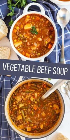 When it comes to comfort food this Vegetable Beef Soup recipe from Tornadough Alli is where it's at. With a short list of ingredients and easy steps, this soup is delicious, hearty, and satisfies the family! Make this hearty soup this winter!