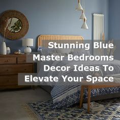 Discover the most stunning blue master bedrooms decor ideas to elevate your space. From calming navy walls to vibrant turquoise accents, these designs will inspire your next bedroom makeover. Create a serene and stylish retreat with these beautiful blue hues. Next Bedroom, Navy Walls, Turquoise Accents, Perfect Bedroom, Blue Bedding, Master Bedrooms Decor, Blue Walls