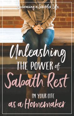 a woman sitting on top of a wooden bench with the words, unleashing the power