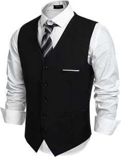 Casual Suit Vest, Dress Suit Vest, Business Suit Vest, Mens Dress Vests, Mens Casual Suits, Men's Business Suits, Half Jacket, Blazer Casual, Fashion Formal