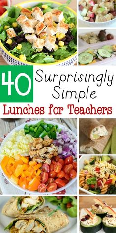 the top ten lunches for teachers to eat