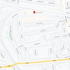 a map with a red marker on it that shows the location of an apartment complex