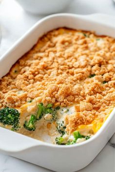 Get ready to fall in love with this broccoli casserole with Ritz Crackers! It's creamy and cheesy with a golden brown, crispy topping you'll adore. Easy Broccoli And Cheese Casserole, Make Ahead Thanksgiving Desserts, Broccoli Casserole With Ritz Crackers, Make Ahead Thanksgiving Recipes, Casserole With Ritz Crackers, Broccoli Cheese Casserole Easy, Make Ahead Thanksgiving, Easy Broccoli Casserole, Broccoli Cheese Casserole Recipe