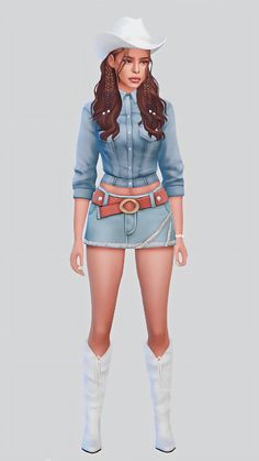 Sims 4 CC Lookbook Horse Ranch Outfit, Ts4 Cowboy Hat, Cowgirl Outfits Sims 4 Cc, On The Farm Outfit, Sims4 Western Cc, Sims 4 Cc Country Clothes Patreon, Sims 4 Ranch Clothes Cc, Sims 4 Western Clothes, The Sims 4 Cowgirl Cc