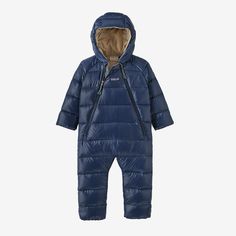 Patagonia Infant Hi-Loft Down Sweater Bunting Patagonia Baby, Baby Snowsuit, Patagonia Kids, Fishing Nets, Warm Down, Plastic Pollution, Recycled Polyester Fabric, Baby Protection, Outdoor Men