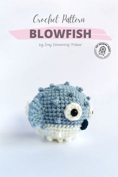 crochet pattern blowfish by doug dreaming maker, featured on the blog crochetblowfish com