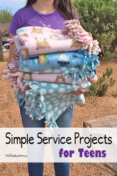 Service Projects For Teens, Service Learning Projects, Service Projects For Kids, Community Service Ideas, Mission Projects, Community Service Projects, Service Ideas, Crafts For Teens To Make, Charity Project