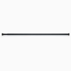 a black pole on a white background