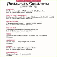 a recipe for buttermilk sushites with instructions to make it in minutes