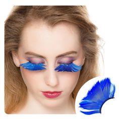 PRICES MAY VARY. 💋▶Fan Lashes◀With an exceptional length and thickness, our huge Ocean Blue eyelashes will instantly transform your eyes into an enchanting focal point. The vibrant and intense blue hue adds a touch of mystique and drama to your overall look, ensuring you stand out from the crowd. These lashes exhibit a luxurious and velvety texture that feels weightless on your lids. 💋▶Cruelty Free◀Crafted with meticulous precision, our huge purple eyelashes are made from premium synthetic fib Different Eye Makeup Looks, Purple Eyelashes, Blue Eyelashes, Feather Eyelashes, Monolid Makeup, Eye Trends, Fancy Ball, Eyelashes False, Date Night Makeup