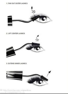 Eyelash Tips Applying Mascara, How To Revive Mascara, Mascara Substitute, How To Keep Eyelashes Curled All Day Mascara Tips, How To Make Your Mascara Look Good, How To Put Mascara, How To Apply Mascara Perfectly, How To Get Long Eyelashes, How To Put On Mascara