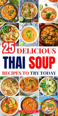 25 delicious thai soup recipes to try today from the foodie's kitchen cookbook