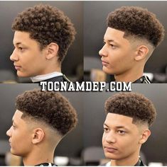 Afro Hair Fade, Afro Fade Haircut, Boys Haircuts Curly Hair, Black Man Haircut Fade, Hair Station, Waves Hairstyle Men, Taper Fade Curly Hair, Fade Haircut Styles, Black Boys Haircuts