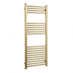 Create a trendy brushed brass accent colour throughout your bathroom when you choose a straight K-Rail towel radiator. This stylish ladder rail benefits from 22mm diameter cross-tubes to ensure excellent heat outputs, keeping your towels warm whilst adding aesthetic appeal to the room. Comes complete with a fixing kit including wall brackets. Towel Racks & Holders, Towel Radiator, Towel Racks, Radiator Valves, Central Heating System, Bathroom Suites, Towel Warmer, Heated Towel Rail, Heated Towel