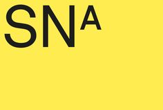 a black and yellow sign that says sna on the bottom right corner, against a light yellow background