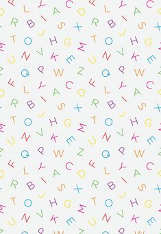 colorful alphabet letters on a white background seamless wallpaper pattern stock photo 717982