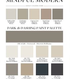 the different shades of paint that are used in this color scheme for furniture and home decor