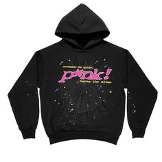 Young Thug Sp5der Hoodies Blouse Casual Fashion, Streetwear Fits, Loose Hoodie, Young Thug, Pink Hoodie, Mens Sweatshirts Hoodie, Winter Casual, Spider Web, Punk Fashion