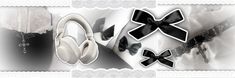 black and white wedding decorations with bows