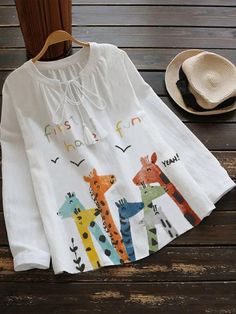 SPU:E5QSH5UD4C3Pattern Type:CartoonMaterial:Cotton-blendOccasion:Date,Daily,CasualStyle:SweetTheme:SummerColor:WhiteSize:S,M,L,XL,XXL,3XLShoulder (cm):S:39, M:40, L:41, XL:42, XXL:43, 3XL:44Length (cm):S:68, M:69, L:70, XL:71, XXL:72, 3XL:73Bust (cm):S:100, M:105, L:110, XL:115, XXL:120, 3XL:125Size ChartSizeUSUKEURShoulderLengthBustcminchcminchcminchS610363915.46826.810039.4M812384015.76927.210541.3L1014404116.17027.611043.3XL1216424216.5712811545.3XXL1418444316.97228.312047.23XL1620464417.3732 Linen Blouse Outfit, Fabric Paint Shirt, Fancy Shirt, Fabric Painting On Clothes, Hand Painted Dress, Fabric Paint Designs, Paint Shirts, Womens Trendy Dresses, White Top Women