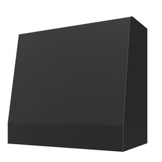 a large black box is shown on a white background for use in advertising or presentation purposes