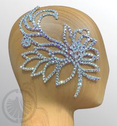 Make your Ballroom look even better by adding a rhinestone headpiece that matches your favorite dress! This headpiece has velcro to make it stay better when you are competing.  ​ ​#ballroom #ballroomhair #ballroomaccessories #Ballroomlook #ballroomcompetition #dancer #latindance #rhythmdance #ballroomdance #smoothdance Ballroom Accessories, Rhinestone Ideas, Ballroom Jewelry, Irish Step Dancing, Smooth Dance, Ballroom Hair, Rhinestone Headpiece, Dance Hairstyles, Headpiece Hairstyles