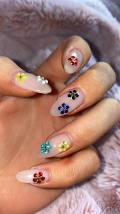 Bejeweled Nails, Bow Nail Designs, Elegant Nail Art, Nail Jewels, Really Cute Nails, Short Acrylic Nails Designs, Fire Nails, Dream Nails, Bling Nails