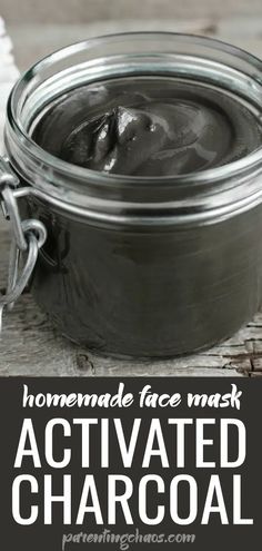 Homemade Activated Charcoal Mask Diy Activated Charcoal, Activated Charcoal Face Mask, Activated Charcoal Mask, Homemade Face Mask, Tumeric Face, Tumeric Face Mask, Charcoal Face Mask, Diy Acne, Face Mask Recipe