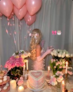 coquette pink birthday inspo #coquette #pink #birthday #inspo #birthdayinspo #ideas #birthdayideas #aesthetic #bow #cake 13birthday Party Ideas 13th Birthday, Pink Birthday Ideas Decor, Pink Birthday Set Up, Coquette Birthday Ideas, Brithday Idol Ideas, Pink Aesthetic Birthday Party, Coquette Birthday Party Ideas, Bows Birthday Party Ideas, Coquette Bday Party