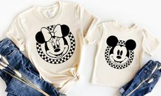 Retro Disney Shirts Mickey Checkered Shirt Disney Family - Etsy Mom Dad Disney Shirts, Disneyland T Shirts Families, Disney Family Birthday Shirts, Disney Family Outfits Matching Winter, Mickey Mouse Shirts Family, Family Matching Disney Shirts, Retro Mickey Mouse Party, Disney Family Trip Shirts