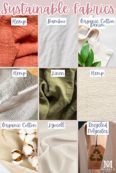 the different types of fabric and their names