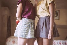 Brown linen and cotton shorts, wide leg, pleat on the front, summer pants, vintage inspired by nivule on Etsy Pants Vintage, Summer Pants, Cotton Shorts, Skater Skirt, High Waisted Skirt, Vintage Inspired, Short Dresses