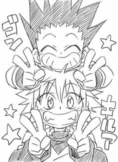 a drawing of an anime character with stars on it's chest and hands in the air