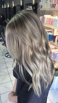 Ashy Blonde Hair, Blond Beige, Brunette Ombre, Ash Blonde Balayage, Brunette Balayage