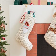 Sweater Knit Stocking Collection Chunky Knit Stocking, Kids Holiday Decor, Knit Stocking, Stair Rail, Happy Birthday Jesus, Knit Stockings, Comfy Sweater, Chunky Knit Sweater, Comfy Sweaters