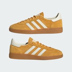 adidas Handball Spezial Shoes - Yellow | Men's Lifestyle | adidas US Spezial Shoes, Adidas Handball Spezial, Adidas Handball, Shoes Yellow, Adidas Sneakers Women, Adidas Spezial, Girly Accessories, Mens Lifestyle, Shoes Adidas