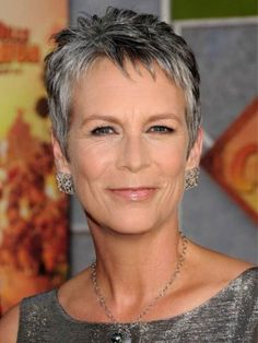 Hairstyles For Over 50, Edgy Hairstyles, Salt And Pepper Hair, Transitioning Hairstyles, Edgy Haircuts, Short Grey Hair, Jamie Lee, Edgy Hair, Haircut For Older Women