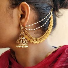 Shop The Prettiest Bridal Jhumkas Online Now! Bridal Jewellery Earrings, Indian Bridal Jewelry Sets, Bridal Jewellery Design, Antique Engagement Ring